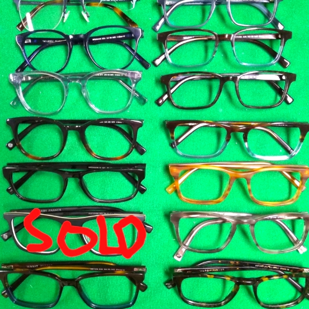 Warby Parker eyeglass frames 13 lot.